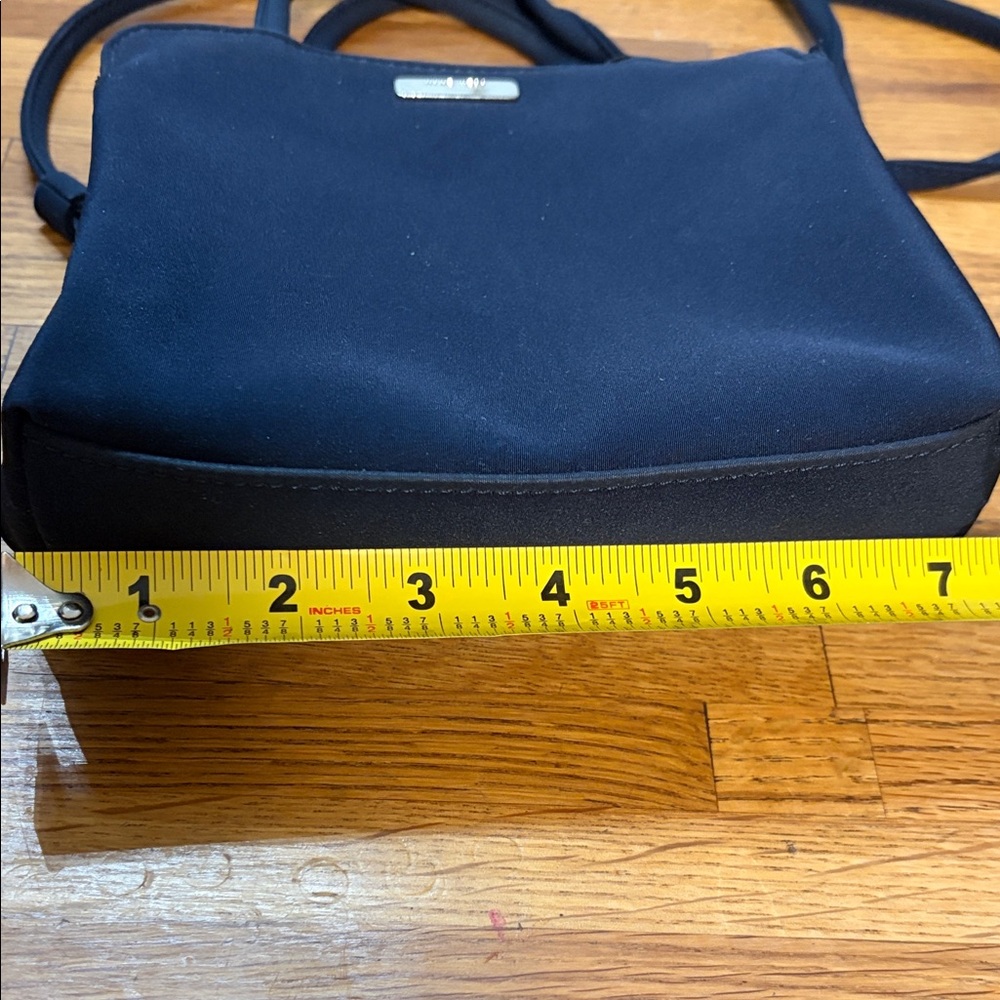 Nine West Black fabric Crossbody Bag NWOT - Picture 3 of 6